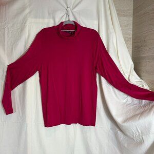 Jersey Turtleneck 35402 L Cyklamen